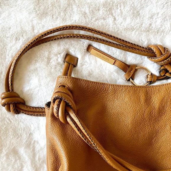 VINCE CAMUTO Hobo Shoulder Bag Rustic Oak - Picture 12 of 13